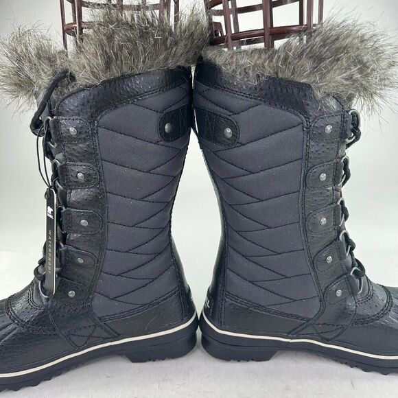 SOREL Women's Tofino ll Waterproof Boot US 5 Big Girls Black Winter Snow Boots - Picture 10 of 14